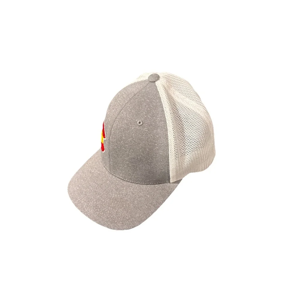 YoColorado Hat Cap Gray Flexfit OSFA Embroidered Colorado‎ Logo Golden CO